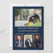 2-seitige Vorlage für 5-Foto-Schauspieler Modell 1 (Rückseite)