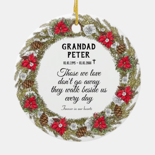 2-seitige Weihnachtsschmuck (Hinten)