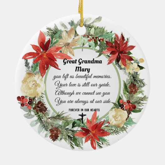 2-seitige Weihnachtsschmuck (Hinten)