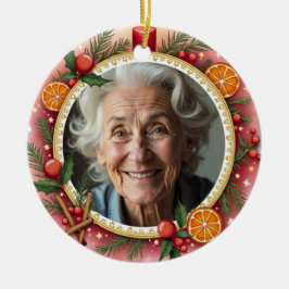 2-seitiger Gedenk-Weihnachts-Anhänger Forever Near Keramik Ornament