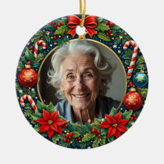 2-seitiger Gedenk-Weihnachtsschmuck Keramik Ornament