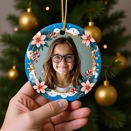 2-seitiger Gedenk-Weihnachtsstern Sweetest Star Keramik Ornament