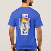 2-seitiger RACING-T - Shirt 1967 (Rückseite)