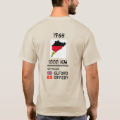 2-seitiger RACING-T - Shirt 1968 (Rückseite)