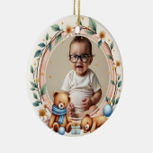 2-seitiger Twinkle-Bär Keramik Ornament (Rechts)