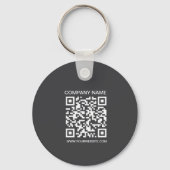 2-seitiges Logo, QR-Code, Unternehmen, Geschäftswe Schlüsselanhänger (Rückseite)