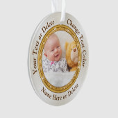 2 Seitliche Personalisierte Foto Ornamente 1 oder  (Vorderseite)