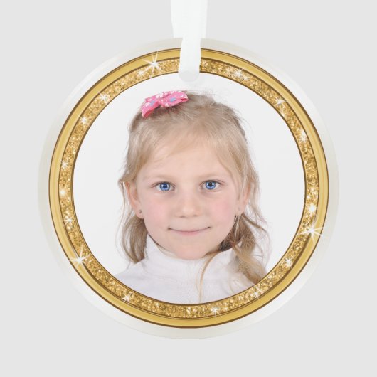 2 Seitliche Personalisierte Foto Ornamente 1 oder  (Rückseite)