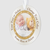 2 Seitliche Personalisierte Foto Ornamente 1 oder  (Vorderseite)