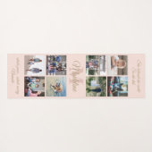 2 seitliches Foto für Mantra Blush & Gold Monogram Yogamatte (Rückseite (Horizontal))