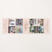 2 seitliches Foto für Mantra Blush & Gold Monogram Yogamatte (Vorderseite (Horizontal))