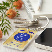 2 Seitliches Foto, Personalisierte WIEDERSEHEN-Ges Schlüsselanhänger (Vorderseite rechts)