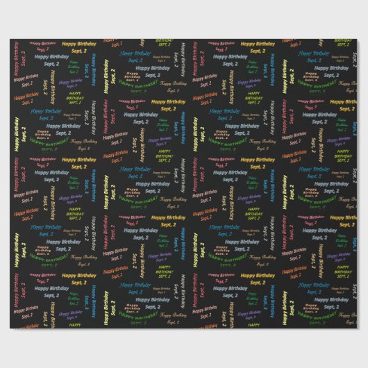 2. September Geschenkpapier (Flach)