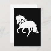 2- Shirt, Reitpferd, T-Shirt, Pferdehorn Dankeskarte (Vorne/Hinten)