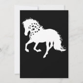 2- Shirt, Reitpferd, T-Shirt, Pferdehorn Einladung (Vorderseite)