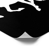 2- Shirt, Reitpferd, T-Shirt, Pferdehorn Poster (Ecke)