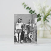 2 Shoshone-Männer Postkarte (Stehend Vorderseite)