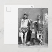 2 Shoshone-Männer Postkarte (Vorne/Hinten)
