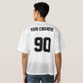 2 Side BLACK SILVER GRAU WHITE Men Football Jersey (Schwarz voll)