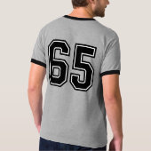 2 Side Number 65 Ringer T-Shirt (Rückseite)
