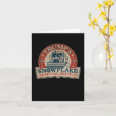 2 Side Trumps Snowflake Removal Service Funny Tru Karte (Gelbe Blume)
