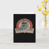 2 Side Trumps Snowflake Removal Service Funny Trum Karte (Gelbe Blume)