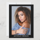 2 sided 4 Photo Model Actor Comp Zed Card 5.5x7.5 Einladung (Vorderseite)