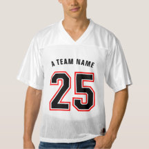 2 Sided Black Number 25 Herren Fußball Jersey