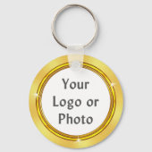 2 Sided FOTO oder LOGO, Class Wiedersehen Souvenir Schlüsselanhänger (Rückseite)