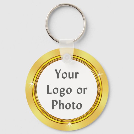 2 Sided FOTO oder LOGO, Class Wiedersehen Souvenir Schlüsselanhänger (Rückseite)