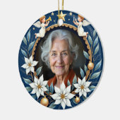 2 sided Memorial Christmas Heavenly Harmony  Keramik Ornament (Links)