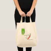 2 Sided Romaine Calm & Carrot auf Tote Tasche (Vorderseite (Produkt))