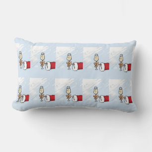 2 SIDED-SANTA TOASTING CHRISTMAS&HAPPY STUNDEN SEI LENDENKISSEN