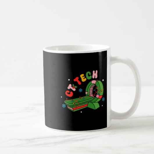 (2 Sided) Santa's Favorite Ct Tech Christmas Techn Kaffeetasse (Rechts)