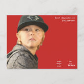 2-Sided scherzt Schauspieler-Modell Postkarte (Rückseite)