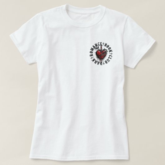 2 Sides Dark Romance Book Club T-Shirt (Design vorne)