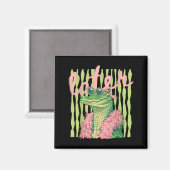2 Sides Retro und See Ya Gator See Ya Alligator Magnet (Vorderseite/Rückseite)
