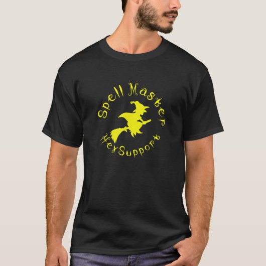 2 Six Funny Halloween IT Tech Support Help Desk T-Shirt (Vorderseite)
