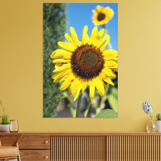 2 Sonnenblumen Leinwanddruck (Insitu (Wohnzimmer))