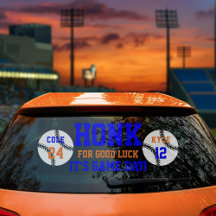 2 Spieler Baseball Game Day Back Window Cloning