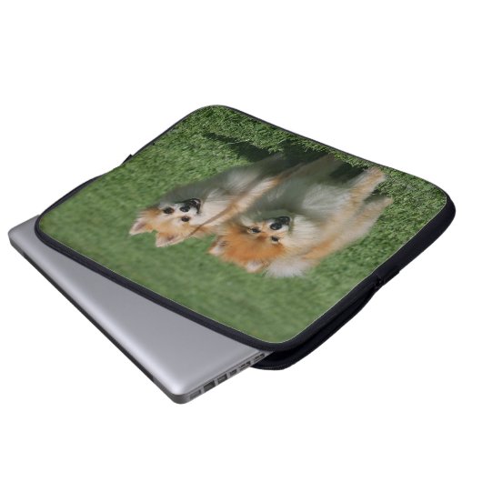 2 Spitze, die Kamera betrachten Laptopschutzhülle (Vorne Knopf)