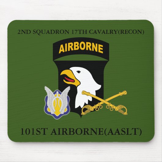2. SQUADRON 17. KAVALRY(RECON) 101. IM FLUGZEUG MOUSEPAD (Vorne)