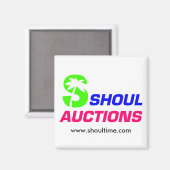 2" Square Magnet (Vorderseite/Rückseite)