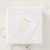 2" Square Tag Gold Foil Printing - Machen Sie es s (Mit Box)