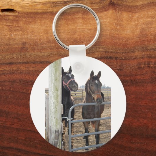 2 Stallpferde Schlüsselanhänger (Vorderseite)