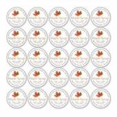 2" Standard Mason Jar Lid Etikett Ahornsirup (Vorderseite)