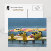 2 Stearman Postkarte (Vorne/Hinten)