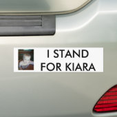 2, STEHE ICH FÜR KIARA AUTOAUFKLEBER (Auf Auto)