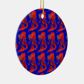 2 Sterne-Designschmuck Keramik Ornament (Rechts)