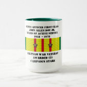 2 STERNE SAILOR VIETNAM KRIEG TASSE (Zentrum)